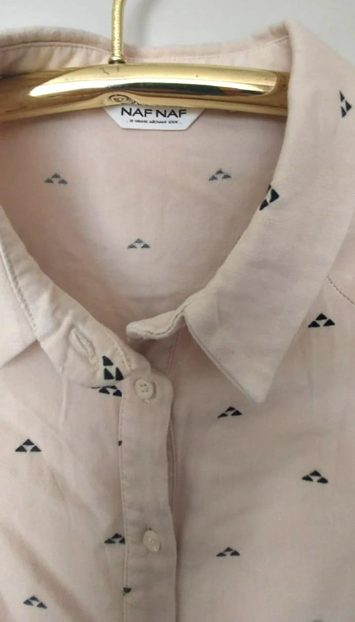 Blusa Naf Naf com estampa, tamanho 44 – photo 2
